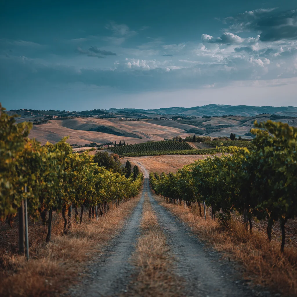 Borghi medievali delle Marche con vista sulle montagne